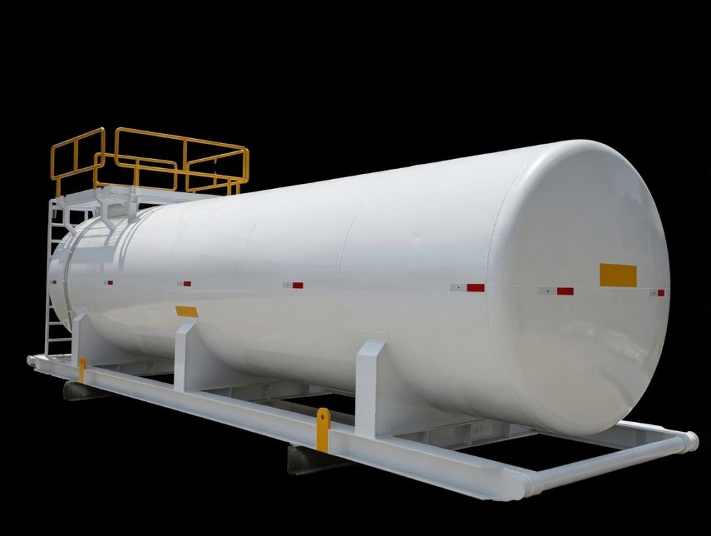 Industrial chemical storage tanks and heavy duty diesel tank fabrication